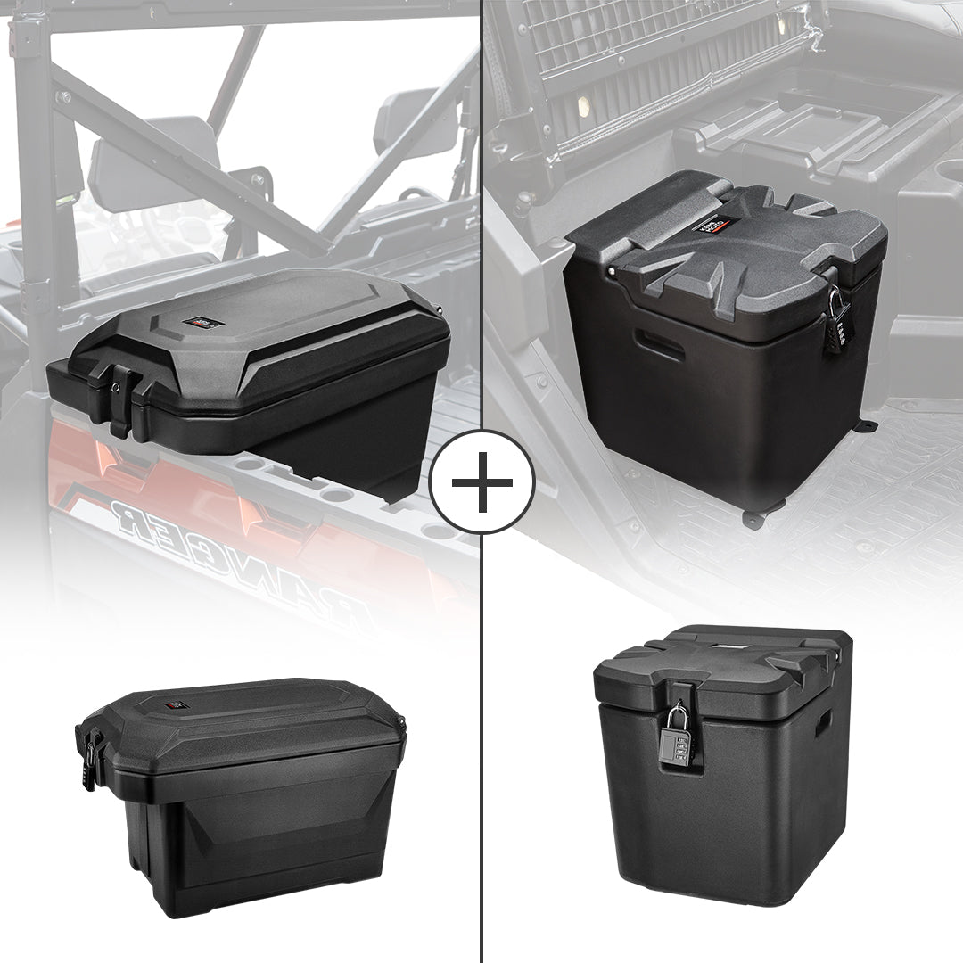Big Size Cargo Box & Under Seat Storage Box for Polaris Ranger XP 1000